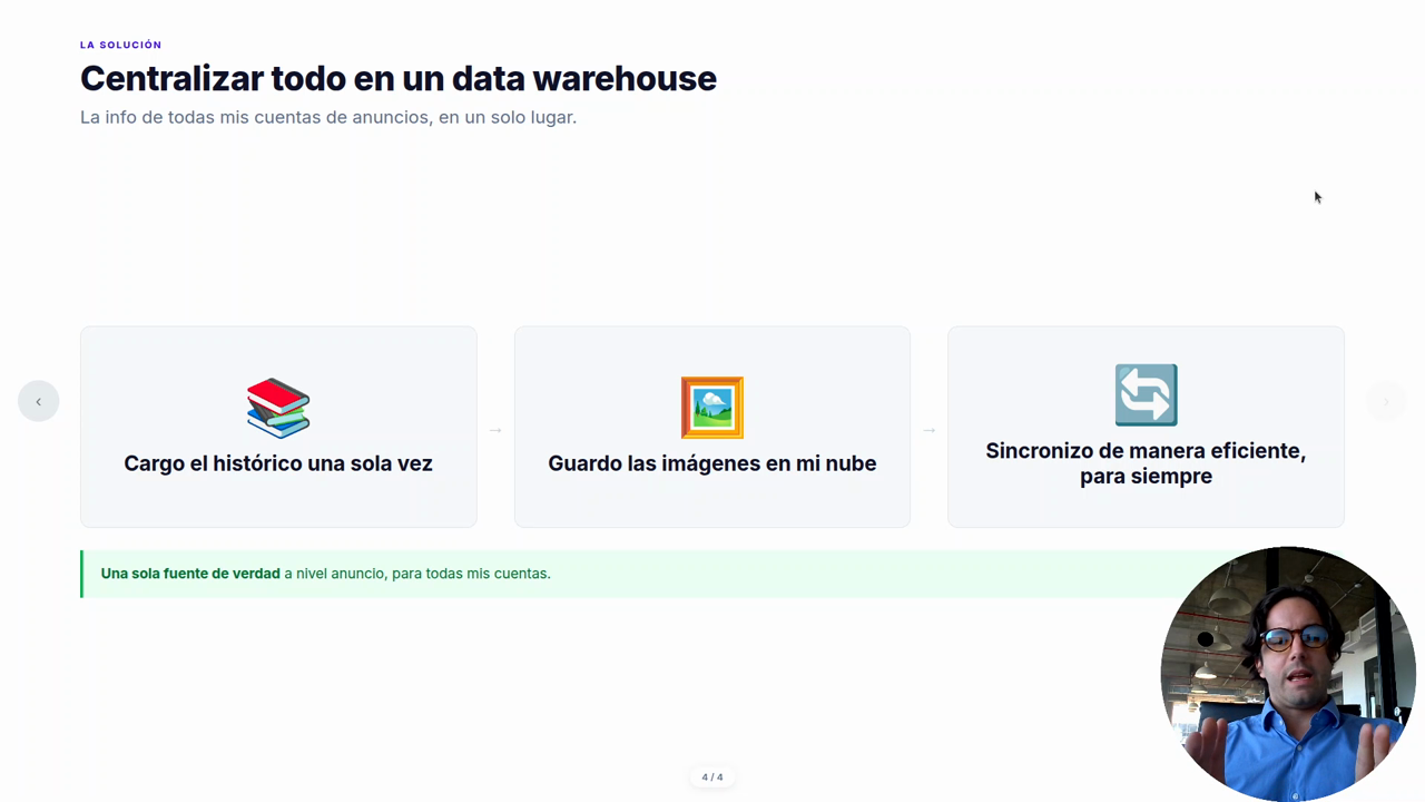The solution: warehouse, history and incremental deduplication