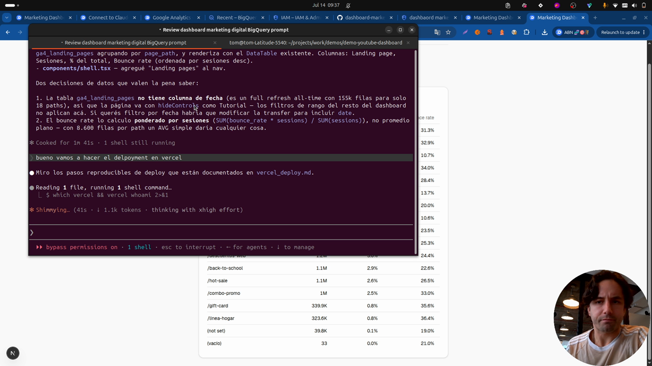 Final step: deploy with Vercel