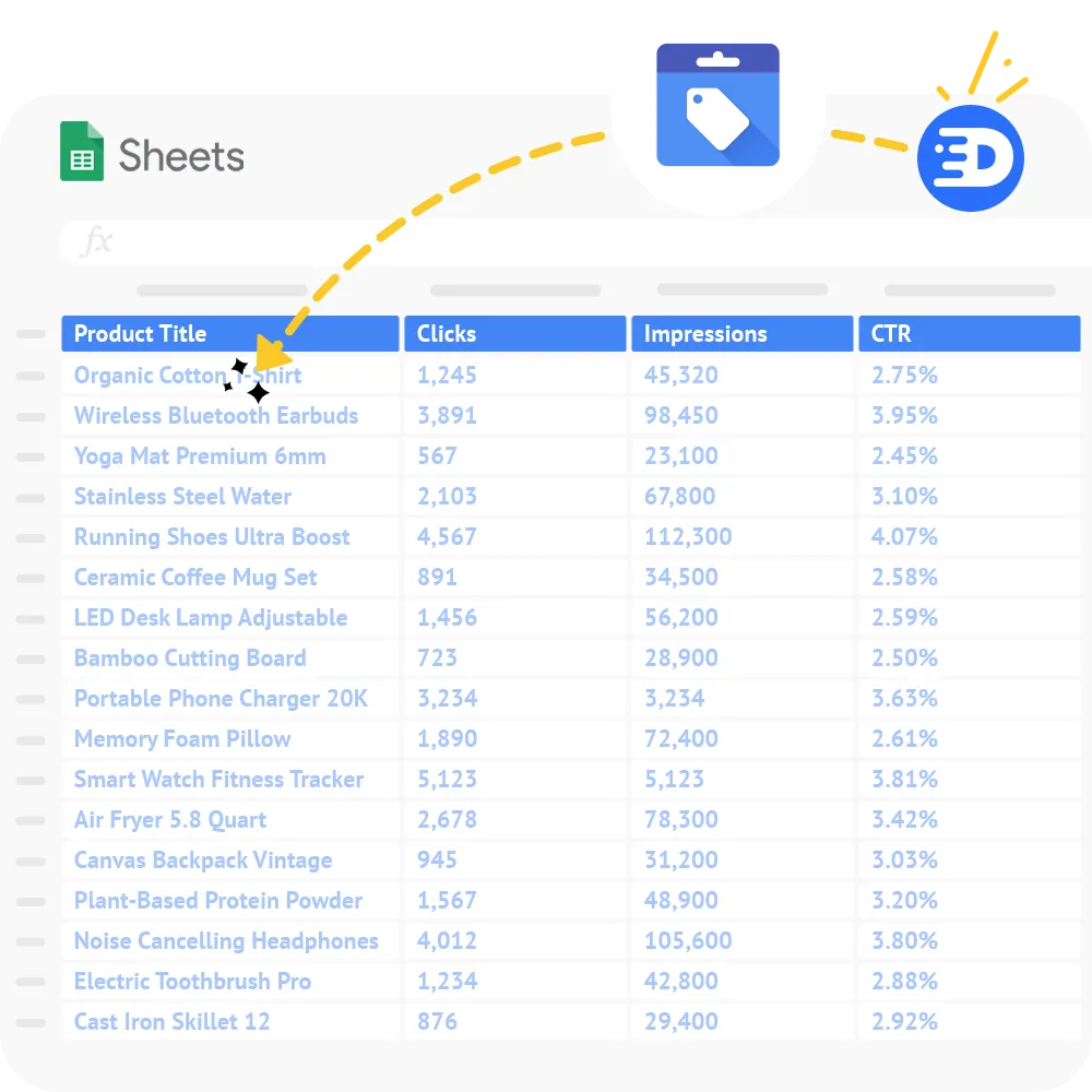 Interfaz del dashboard de Detrics mostrando conectores de datos