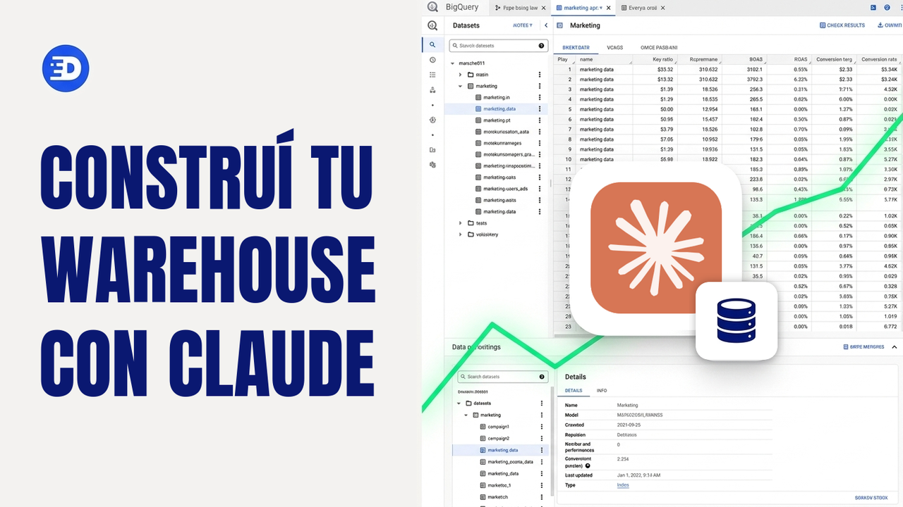 Build your marketing data warehouse with Claude