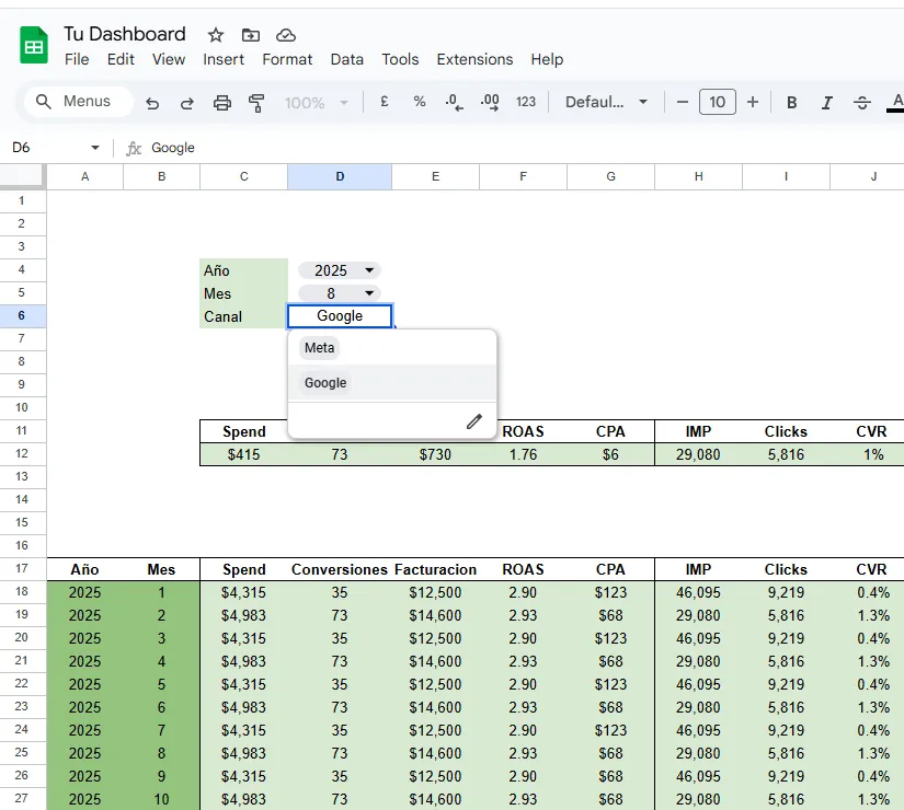 Step 5 - Dropdown Menus